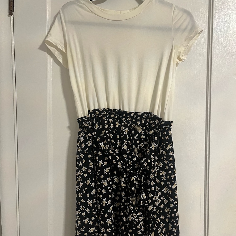 Bailey Blue Ivory and Black Dress